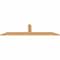 Ekena Millwork Portland Smooth Timber Gable Bracket, Western Red Cedar, 60"W x 15"H x 1 1/2"D x 3 1/2"F, 6/12 Pitch GBW060X15X0204POR00SWR - alternate 5